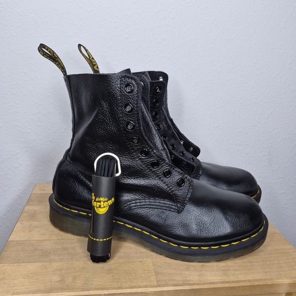 Dr. Martens Other - Dr. Martens 1460 Pascal Black Virginia Leather 8-Eye Boots 8 US 41 EU Grunge